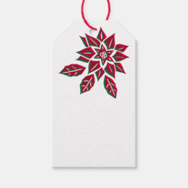 Poinsettia-1 Cadeaulabel