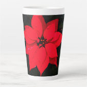 Poinsettia 6078 latte mok (Voorkant)