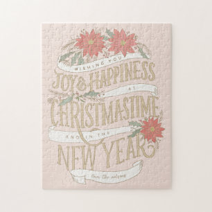 Poinsettia-aankopen en banners legpuzzel