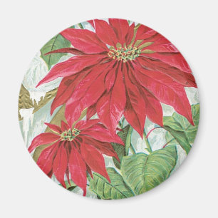  Poinsettia afbeelding. Magneet