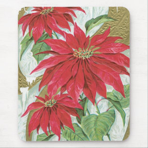  Poinsettia afbeelding. Muismat