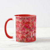 Poinsettia Art Red Flowers Kerst Mok Cup (Links)