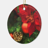 Poinsettia Beauty Ornament (Links)