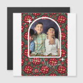 Poinsettia Christmas Card – Personalized (Voorkant / Achterkant)