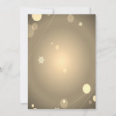 Poinsettia, Confetti Company kerst Party Kaart (Achterkant)