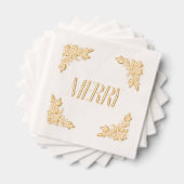 Poinsettia Corners Joyeux Design (Insitu (empilé))