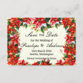 Poinsettia Crown des Andes Enregistrer la Carte Da (Devant)