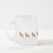 Poinsettia Dala Horse Cidre Chaud Mug (Gauche)