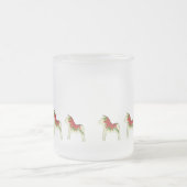 Poinsettia Dala Horse Cidre Chaud Mug (Centre)