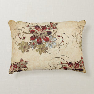 Poinsettia Edelsteen Kerst Accent Kussen