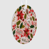 Poinsettia fête d'hiver (devant)