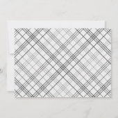 Poinsettia Floral Noël Dîner Invitation (Dos)