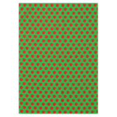 Poinsettia Flower Pattern on Green Tablecloth Tafelkleed (Voorkant)
