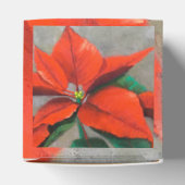 Poinsettia Gift Box Bedankdoosjes (Bovenkant)