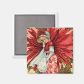 Poinsettia Girl - Magnet (Recto/Verso)