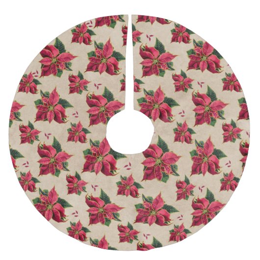 Poinsettia Gold-overzicht 2 Kerstboom Rok (Voorkant)