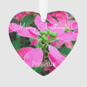 Poinsettia [Heart-shape Ornament] (devant)