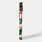 Poinsettia Holiday Kerstmis Case-Mate iPhone Case (Achterkant / Rechts)