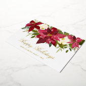 Poinsettia Joyeuses Vacances Élégantes Noël (Rotation)