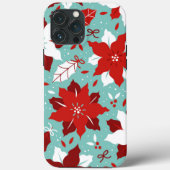 Poinsettia KerstiPhone | Poinsettia iPhone Case-Mate iPhone Case (Achterkant)