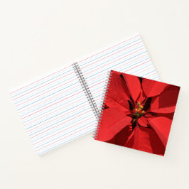 Poinsettia Kerstjournaal Notitieboek