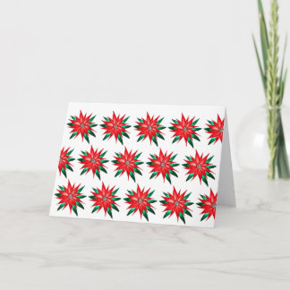 Poinsettia Kunst voor Goed Doel Kaart