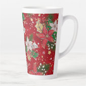 Poinsettia Latte Mug de Noël Classique ! (Droite)
