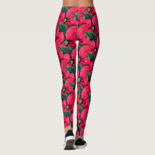 Poinsettia Leuke Abstracte Artsy Leggings