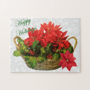 Poinsettia mand legpuzzel