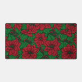 Poinsettia, motif de Noël (Recto)