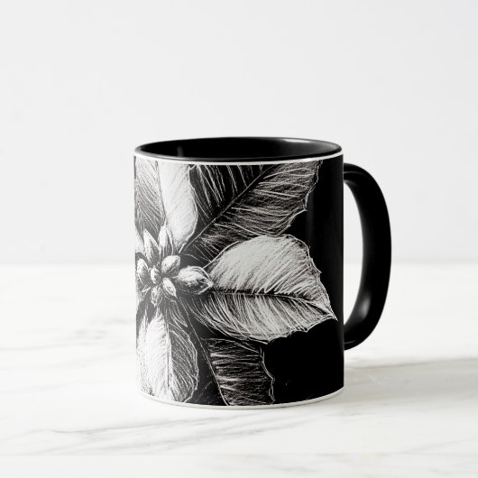 Poinsettia mug (Devant droit)
