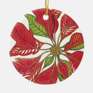 Poinsettia Ornament