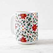 Poinsettia Paradise Coffee Mug Cheer (Devant gauche)