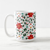 Poinsettia Paradise Coffee Mug Cheer (Gauche)