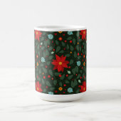 Poinsettia Paradise Coffee Mug twilight  (Centre)