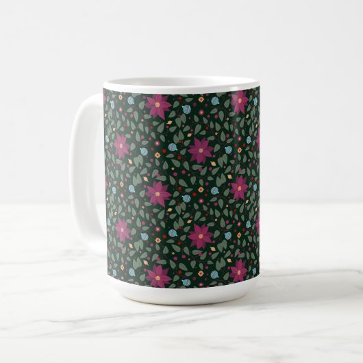 Poinsettia Paradise Mug (Devant gauche)