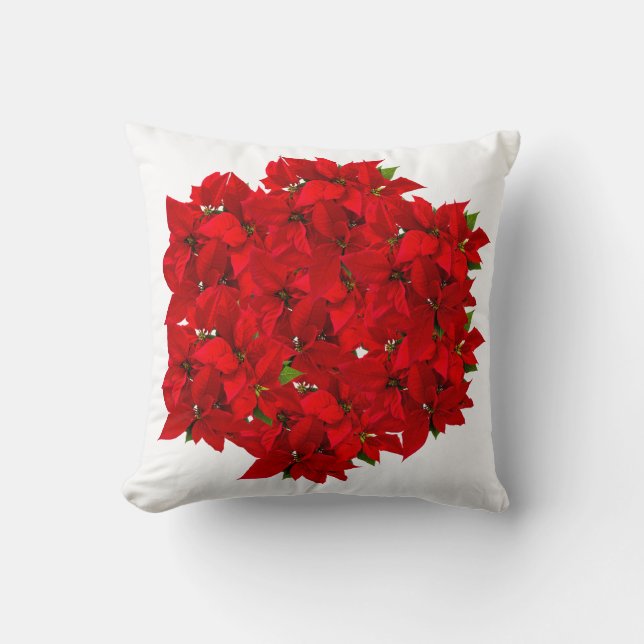 Poinsettia Paradise Pillow Kussen (Voorkant)