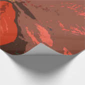 Poinsettia Poster Design Cadeaupapier (Hoek)