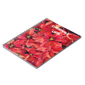 Poinsettia Red Christmas Listes Carnet Journal (Côté gauche)