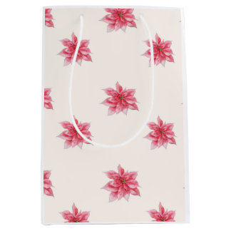 Poinsettia sac cadeau