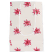 Poinsettia sac cadeau (Dos)