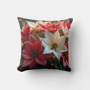 Poinsettia-Sierkussen 1 Kussen