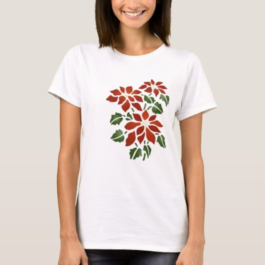 Poinsettia T-shirt (Voorkant)