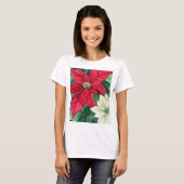 Poinsettia T-shirt (Voorkant volledig)