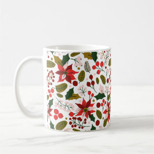 Poinsettia tasse de vacances d'hiver