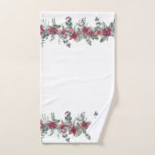 Poinsettias (Serviette à main)