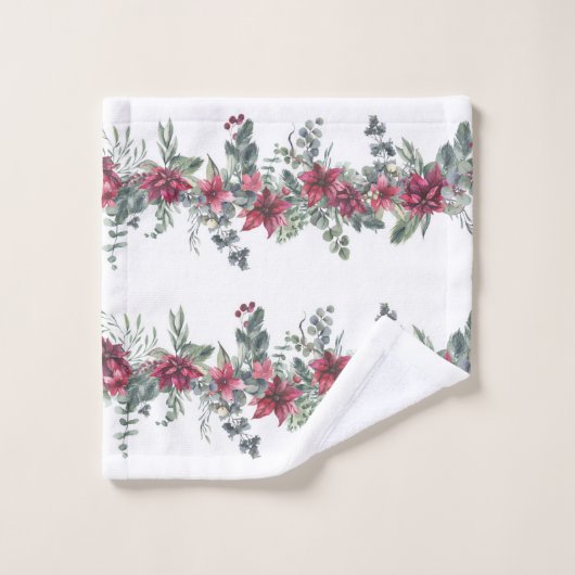 Poinsettias (Gant de toilette)