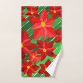 Poinsettias (Serviette à main)