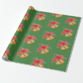 Poinsettias Arrangement Cadeaupapier (Uitgerold)