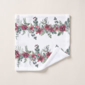 Poinsettias Bad Handdoek (Wasdoekje)
